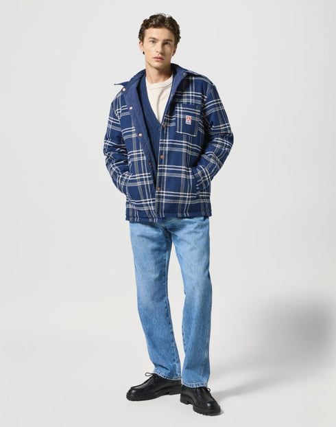 Wrangler Men's Casey Reversible Shaket in Navy